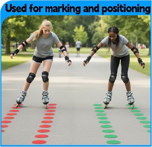 72 Pcs Poly Spot Markers, 4.7 Inch Non Slip TPR Floor Marker 6 Colors Round Dot Markers with Black Storage Bag for Gym Soccer Basketball Agility Training, Classroom Decor in Saudi Arabia