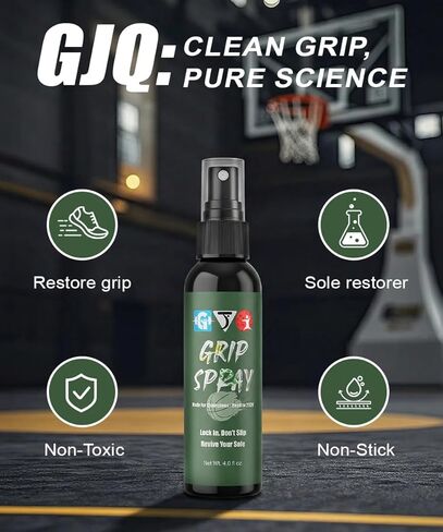 بخاخ قبضة كرة السلة بوزن 118 مل، 2 في 1 لاستعادة وتحسين حذاء Spritz ذو النعل غير اللاصق من ملحق كرة السلة in Kuwait