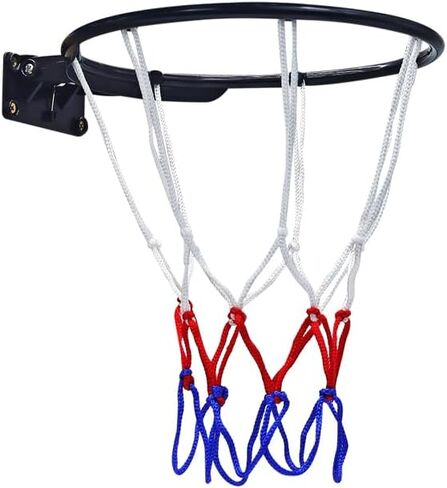 Indoor Mini Basketball Hoop - Spring Shock Absorption Plastic Rim, 9.84 Inch (25cm) Diameter, Fits Size 3 Basketball, Shockproof Design in Saudi Arabia