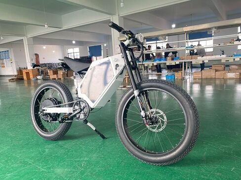 Stealth Bomber Electric Fat Bike Frame for 20x4.0' 26x4.0' Wheel E-Motorcycle 19' 21' Wheel Enduro Ebike 3000W 5000W 8000W 10000W Power Black Snow Bicycle Big Foot Frame in Kuwait