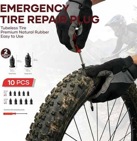 طقم إصلاح إطارات الدراجة 60 صورة، طقم تصحيح الأنبوب الداخلي للدراجة مع رقع وأذرع الإطارات، مسمار مطاطي لإصلاح الإطارات بدون أنبوب مع صندوق ومفك براغي، طقم مريح للدراجة الجبلية أو الطريق، دراجة نارية in Kuwait