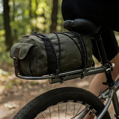 رف خلفي للدراجة، رف شحن الدراجة قابل للتعديل مع مشبك سريع التحرير يتضمن أشرطة ربط in Kuwait