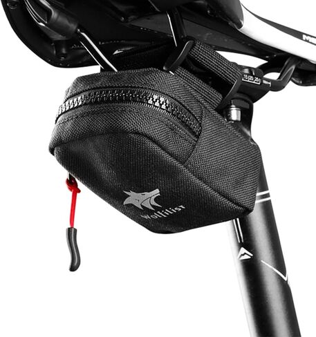 Compact Cycling Saddle Bag - Fits Under Bike Seat for easy storage - Road Bike & Bicycle Seat Bag - Tiny Durable & Water-resistant (Standard) in Kuwait