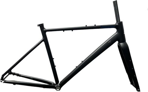 Compatible for Carbon Fiber Gravel Bike Frame Set, 43/47/52cm Custom Color Frame with Thru Axle Fork(Blue 1,47cm(162-175cm)) in Saudi Arabia