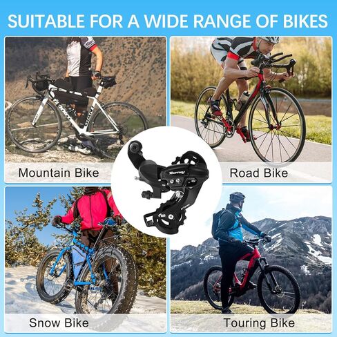 Tourney الخلفية Derailleur RD-TY300 6/7 سرعة الخلفية Derailleur مباشرة جبل للدراجات الجبلية الطريق دراجة الثلج درب الدراجة in Saudi Arabia
