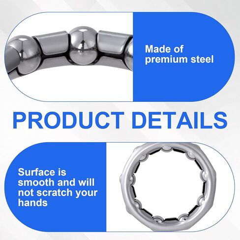 30 قطعة من محامل الدراجة، كرات الدراجة، أجزاء دراجة BMX، قفص ثابت لمحمل الكرة للدراجات 4 مم إلى 8 مم / 1/6 بوصة إلى 1/3 بوصة ملحقات إصلاح (فضي) in Kuwait