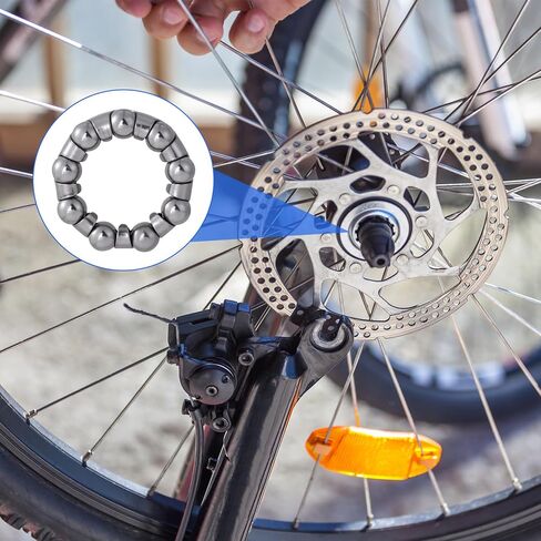 30 قطعة من محامل الدراجة، كرات الدراجة، أجزاء دراجة BMX، قفص ثابت لمحمل الكرة للدراجات 4 مم إلى 8 مم / 1/6 بوصة إلى 1/3 بوصة ملحقات إصلاح (فضي) in Kuwait