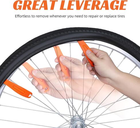 3 قطع من أذرع إطارات الدراجة، مجموعة إصلاح إطارات الدراجة المطورة، ملاعق الإطارات شديدة التحمل، أداة إزالة الإطارات لإطارات الطرق أو الدراجات الجبلية، ضرورية لمجموعة إصلاح إطارات الدراجات in Kuwait