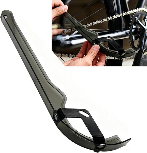 Bike Chain Guard - PP Protective Cover for Road/Mountain/Folding Bikes, Ideal for Chain Protection During Daily Riding & Bike Modification/Replacement in Kuwait