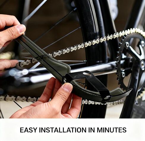Bike Chain Guard - PP Protective Cover for Road/Mountain/Folding Bikes, Ideal for Chain Protection During Daily Riding & Bike Modification/Replacement in Saudi Arabia