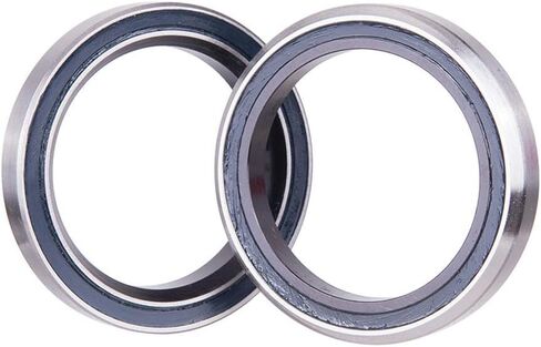 SYCOOVEN Mountain Bike 4444S Headset 44mm 1-1/8" Bike Headset Spacer, Aluminium Alloy Bicycle Headset Kit, Bearing Semi Integrated Straight Tube Fork Internal (Black) in Kuwait