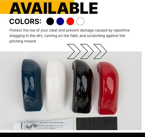 Molded Cleat Toe Protector, Softball & Baseball Cleat Cover Toe Protectors for Shoes & Cleats - Fits Most Sizes and Styles in Saudi Arabia