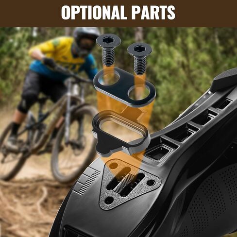 SPD Cleat/Bike Cleats - Compatible with Shimano SPD SM-SH51 & Look X-Track Pedals - for Indoor Cycling, Spinning & Mountain Biking Shoes - Easy Release, High Stability, Includes Allen Wrench in Saudi Arabia