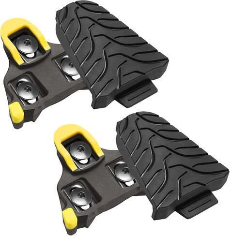 NAACOO SPD-SL Bike Cleats Compatible with Shimano SPD-SL Road Pedals & SH-10 SH-11 SH-12 Cleats, Durable 3-Hole Cycling Shoe Clips Easy Clips & Release in Kuwait