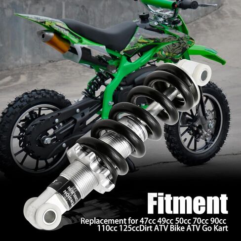 Anxingo 150MM/1200LB Rear Shock Absorber, Rear Shock Suspension Spring for Gas Scooter, Electric Bike, Mini Pocket Bike, Dirt Bike, ATV in Saudi Arabia