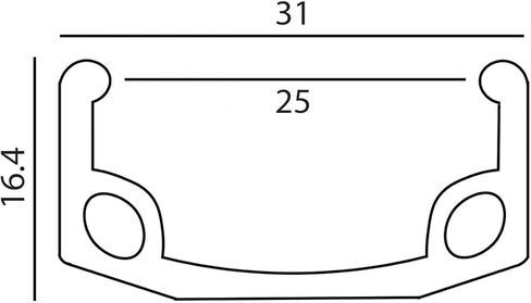 حافة دراجة من سبيكة Weinmann ZAC-30 مقاس 20 بوصة - أسود، خفيف الوزن 6061 من الألومنيوم، عالي الأداء 36 فتحة، جاهز للأنابيب، مناسب للدراجات الهوائية والجبلية in Kuwait