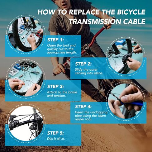 Shift Cable Housing,4mm X 50ft Lined Bicycle Bike Derailleur/Shift Cable Housing Cycling Shifter Hose Wires Hydraulic Disc Lined Tube Repairing Accessory for Mountain Road Bike DIY Replacement, Black in Kuwait