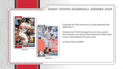 2026 Topps Baseball Series 1 Blaster Box of Packs with Possible Retail Exclusive Holo Foil Parallels and Blaster Exclusive Spring Training Variation Cards in Kuwait