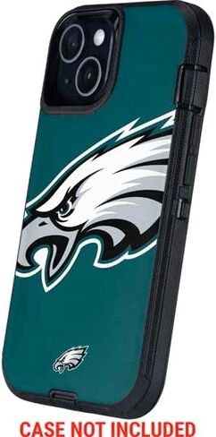 Skinit Decal Phone Skin Compatible with OtterBox Defender iPhone 14 - Officially Licensed NFL Philadelphia Eagles Large Logo Design in Saudi Arabia