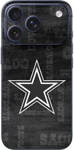 Skinit Decal Phone Skin Compatible with iPhone 17 Pro Max - Officially Licensed NFL Dallas Cowboys Distressed Design in Saudi Arabia