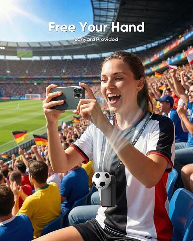 Hiluckey Portable Handheld Turbo Fan with Ice Cooling, 5 Gear Wind, 3 In 1 Soccer-Shaped Mini Personal Fan, 6000mAh Rechargeable Pocket Fan for Travel/Outdoor/Office, 180° Adjustable, 20H Max Runtime in Saudi Arabia