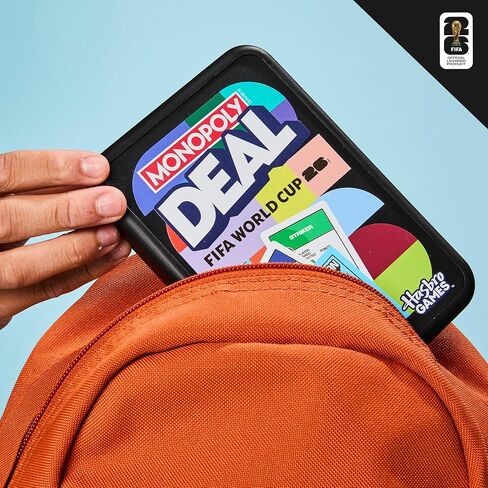 Monopoly Deal FIFA World Cup 2026 Edition Game – Officially Licensed FIFA World Cup Soccer Card Game for Kids – Ages 8+ – 2 to 5 Players – 15 Mins. in Saudi Arabia