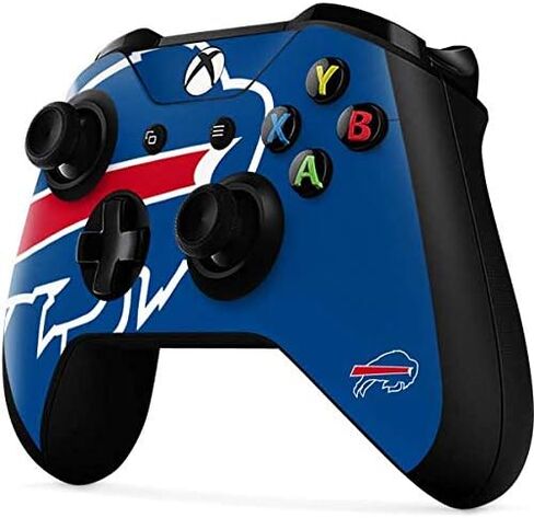 Skinit Decal Gaming Skin Compatible with Xbox One X Controller - Officially Licensed NFL Buffalo Bills Large Logo Design in Saudi Arabia
