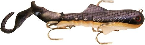 Super-D Swimbait - Realistic Fishing Lures for Bass, Musky, Walleye, Crappie, and More - Fishing Gifts for Men - 4.7oz 9" (14" w/Tail) Swim Baits, Bass Lures (Darkwater Perch) in Kuwait