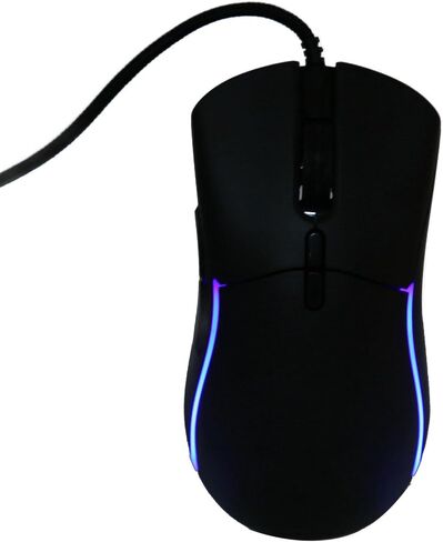 ألعاب الكمبيوتر الشخصي، ماوس سلكي بإضاءة خلفية 12800 نقطة في البوصة RGB، ماوس USB مريح خفيف الوزن لأجهزة الكمبيوتر المحمول المكتبية in Kuwait