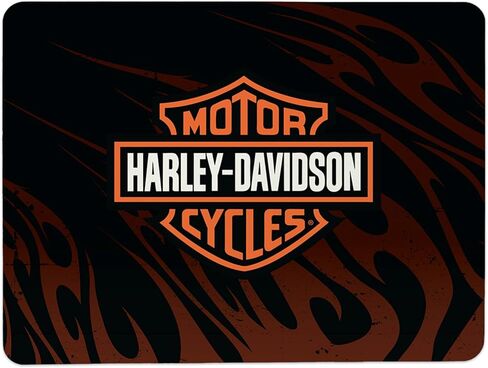 Northwest Harley-Davidson Grunge Flames Small Mat, Motorcycle Inspired Non-Slip Floor Accent, 15 x 20 in in Saudi Arabia
