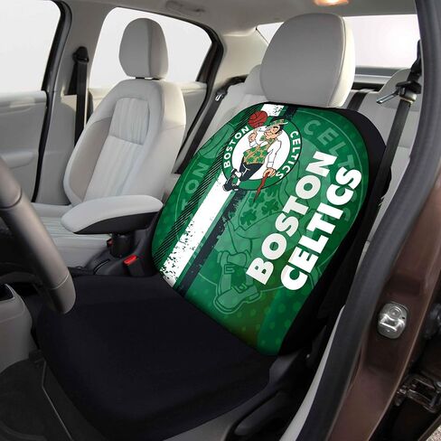 FANMATS NBA - Boston Celtics SEATCOVERRALLY-Boston Celtics Rally Seat Cover - Full Color Vivid Design - 1pc in Saudi Arabia