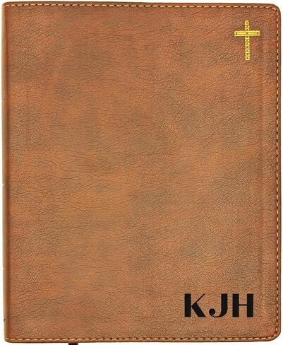 شخصية NIV Journaling الكتاب المقدس | نسخة دولية جديدة | اسم محفور مخصص | سهلة القراءة دراسة الكتاب المقدس | هدية مسيحية للرجال والنساء والأطفال in Kuwait