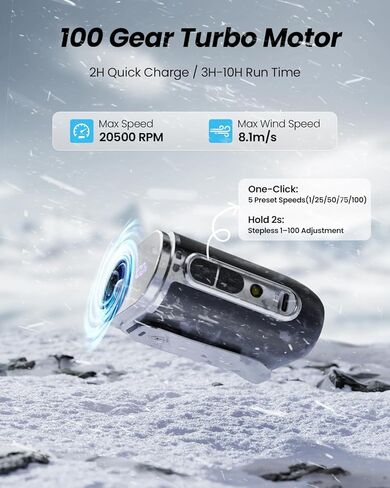 مروحة SWEETFULL المحمولة القابلة لإعادة الشحن - مراوح شخصية صغيرة بدون استخدام اليدين 5 أونصة لخصر الرقبة، تدفق هواء تربو 100 سرعة، مشبك قابل للارتداء على مروحة حزام القميص للجسم مع ضوء LED، السفر والعمل في الهواء الطلق (أسود) in Kuwait