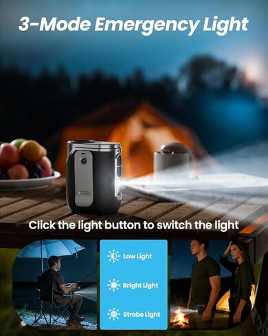 مروحة SWEETFULL المحمولة القابلة لإعادة الشحن - مراوح شخصية صغيرة بدون استخدام اليدين 5 أونصة لخصر الرقبة، تدفق هواء تربو 100 سرعة، مشبك قابل للارتداء على مروحة حزام القميص للجسم مع ضوء LED، السفر والعمل في الهواء الطلق (أسود) in Kuwait