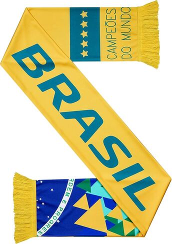 Eurzom Soccer Scarf Soccer Fans Souvenir High Definition Universal Polyester Double Side Logo Print Scarf Gifts for Man in Saudi Arabia