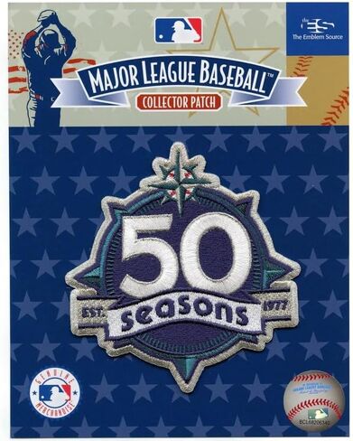 رقعة جيرسي قابلة للتجميع بأكمام جيرسي للذكرى الخمسين لعام 2026 من سياتل مارينرز لعام 2026 in Kuwait