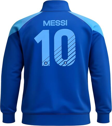 Icon Sports Officially Licensed Argentine Football Association Lionel Messi Track Jacket - Unisex Kids in Saudi Arabia