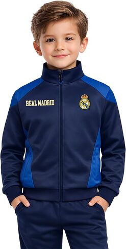 Icon Sports Officially Licensed Real Madrid CF Track Jacket - Unisex Kids in Saudi Arabia
