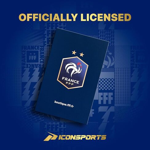 سترة رياضية مرخصة رسميًا من اتحاد كرة القدم الفرنسي من Icon Sports - للبالغين من الجنسين in Kuwait