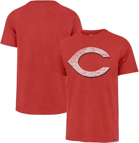 47 Brand MLB Men's Team Color Distressed Imprint Primary Logo Short Sleeve Baseball T-Shirt in Kuwait