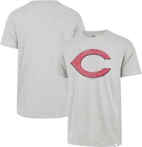 47 Brand MLB Men's Team Color Distressed Imprint Primary Logo Short Sleeve Baseball T-Shirt in Kuwait