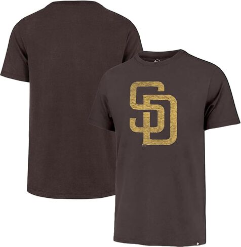 47 Brand MLB Men's Team Color Distressed Imprint Primary Logo Short Sleeve Baseball T-Shirt in Kuwait