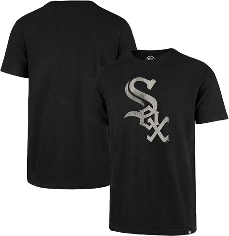 47 Brand MLB Men's Team Color Distressed Imprint Primary Logo Short Sleeve Baseball T-Shirt in Kuwait