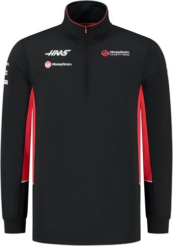 CMC Motorsports Haas Racing F1 2024 Team 1/4 Zip Fitted Sweater in Kuwait