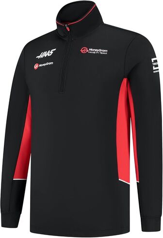 CMC Motorsports Haas Racing F1 2024 Team 1/4 Zip Fitted Sweater in Kuwait