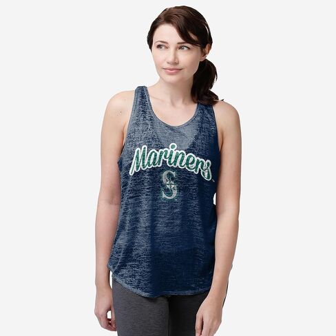 FOCO MLB Womens MLB Team Logo Burn Out Sleeveless Shirt Top in Saudi Arabia
