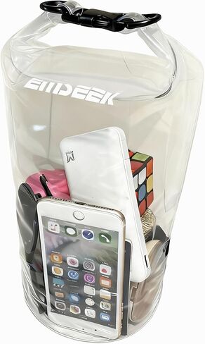 حقيبة شفافة معتمدة من الاستاد، حقيبة كروس مقاومة للماء، حقيبة ظهر شفافة وجافة، مناسبة للحفلات الموسيقية والمتحف الرياضي والسفر والشاطئ in Kuwait