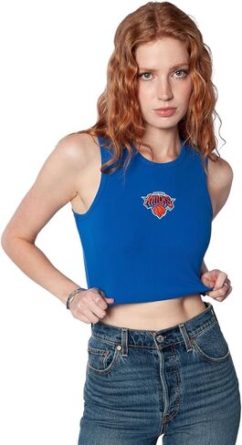 Hype & Vice Women's NBA Official Cut Off Tank - Fitted Tank Top, Sleeveless Crop Top for Gameday or Fans in Saudi Arabia