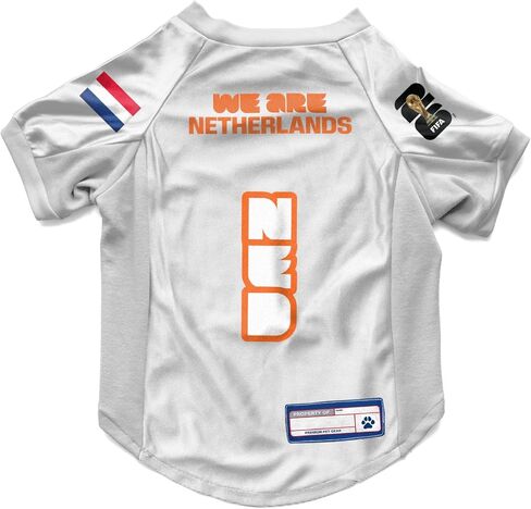 Littlearth Stretch Pet Jersey - Officially Licensed FIFA World Cup 2026 Teams, Sizes: X-Small to X-Large in Saudi Arabia