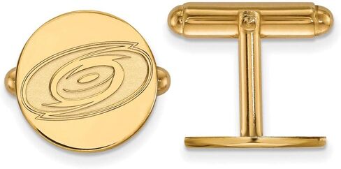 Carolina Hurricanes Cufflinks (Gold Plated) in Saudi Arabia